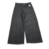 John Richmond Jeans Tinta Unita Modello A Palazzo per Bambina RGP26059JE NERO JOHN RICHMOND 