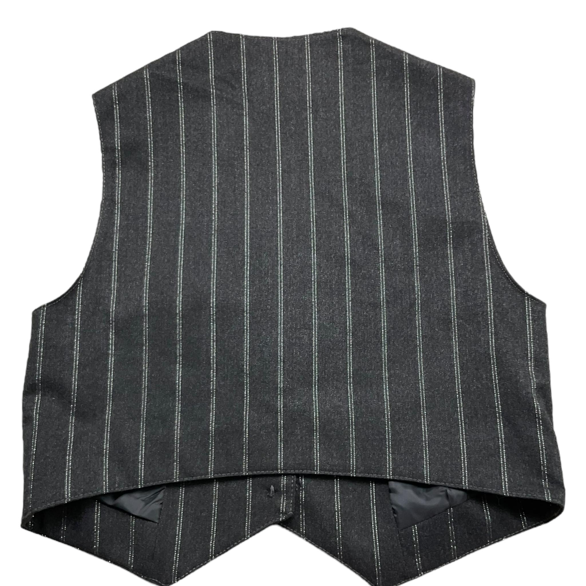 VICOLO gilet tinta unita con fantasia a righe Nero per Bambina 3141B00132 NERO VICOLO 