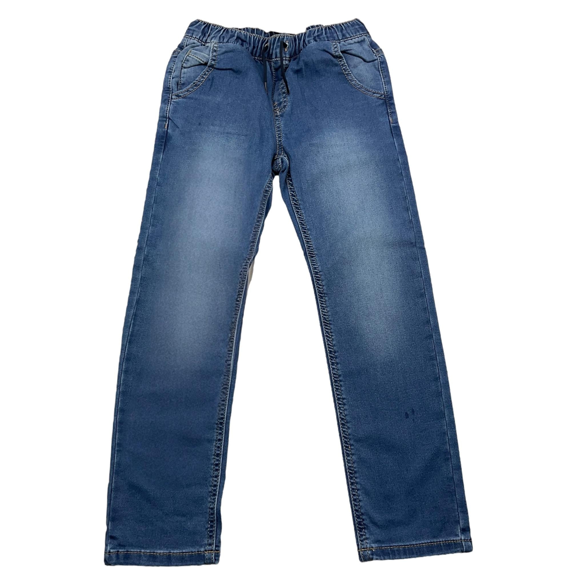 MAYORAL jeans tinta unita con elastico in vita Blu per Bambino 4531X BLU MAYORAL 