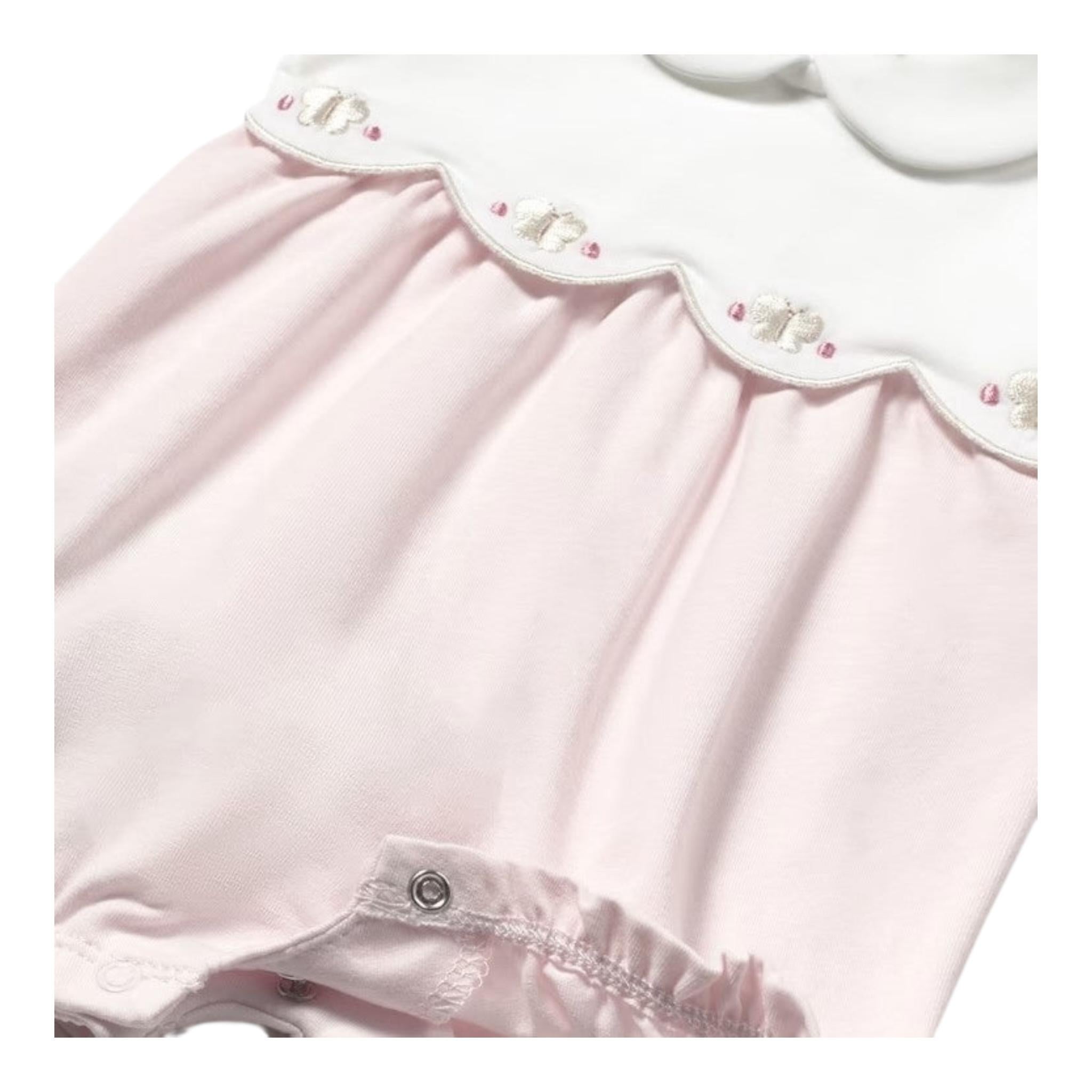 Mayoral Set 2 Pagliaccetti Bicolore per Neonata 1752 BIANCO/ROSA MAYORAL 