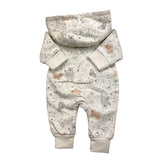 MINI YATSI tutina tinta unita cn stampa orsi e capuccio Panna per Neonato 24433410 PANNA MINI YATSI 