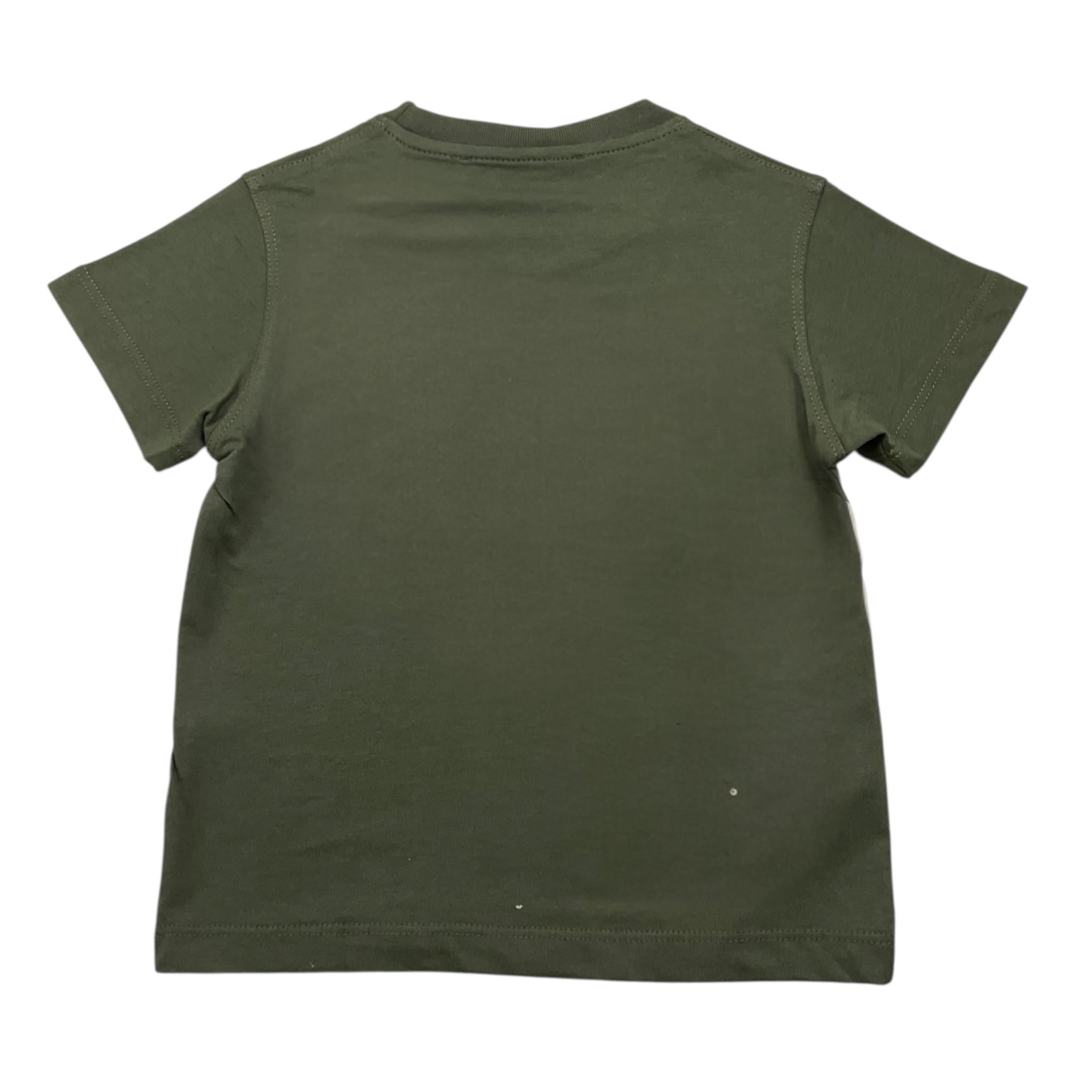 I'M BRIAN t-shirt girocollo tinta unita con logo Verde per Neonato TS3142JX VERDE I'M BRIAN 