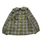 LITTLE BEAR camicia tinta unita con fantasia a righe Verde per Neonata 5241N VERDE LITTLE BEAR 