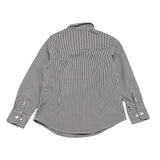 Fay Camicia Tinta Unita con Fantasia A Righe Manica Lunga Bianco per Bambino