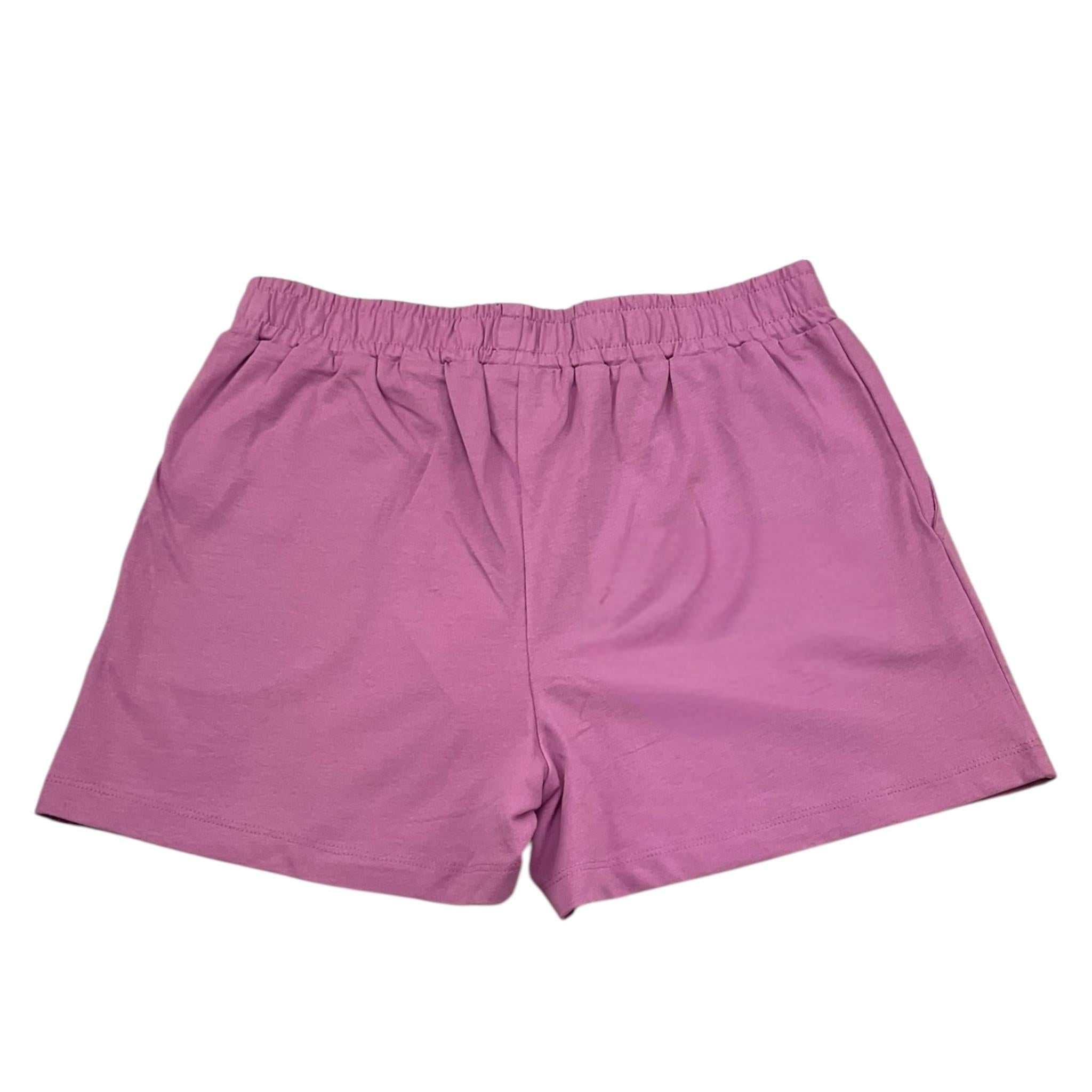 Freddy Short Tuta Tinta Unita con Logo per Bambina FR1983 LILLA FREDDY 