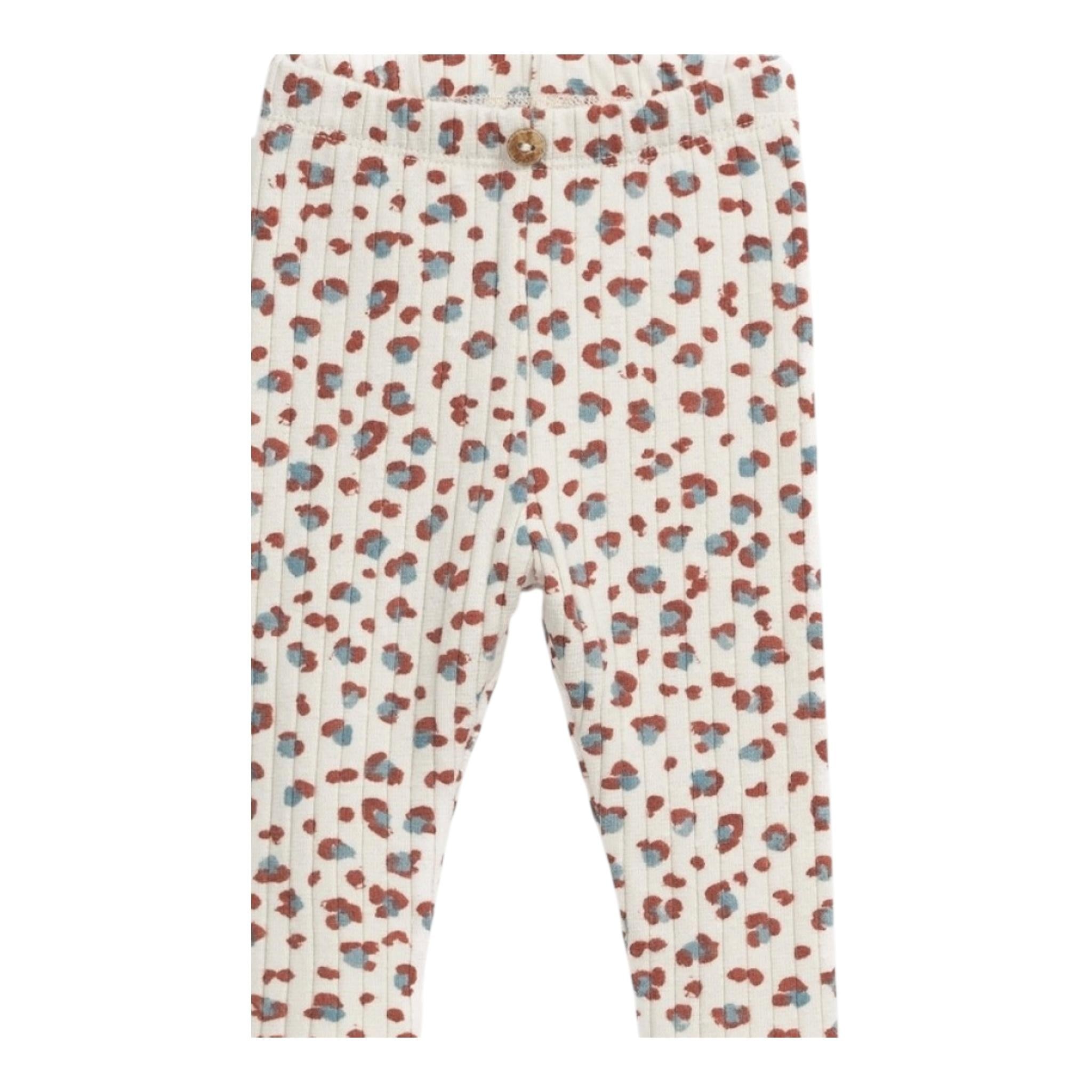 PLAY UP leggins tinta unita con fantasia maculata Panna per Neonata PA022AP11653N PANNA PLAY UP 