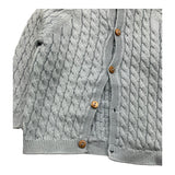 WEDOBLE cardigan tinta unita con ricami Azzurro per Neonato V2404308A AZZURRO WEDOBLE 