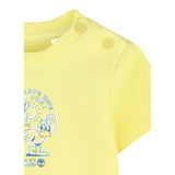 Timberland T-Shirt Girocollo Tinta Unita con Stampe per Neonato T60388 GIALLO TIMBERLAND 