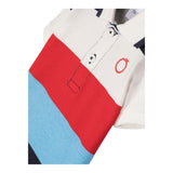 Trussardi Polo Mezza Manica Fantasia A Righe Multicolor per Neonato