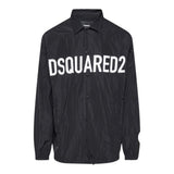 Dsquared2 Giubbino Tinta Unita con Bottoni per Bambino DQ2270 NERO DSQUARED2 