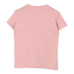 ELISABETTA FRANCHI tshirt girocollo tinta unita con logo Rosa per Bambina EFTS225 ROSA ELISABETTA FRANCHI 