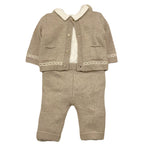MAYORAL completo 3pz body-cardigan-pantalone Beige per Neonato 2516 BEIGE MAYORAL 