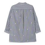 Max&Co. Abito Modello Camicia Bicolore con Fantasia A Righe per Bambina MX0119 BIANCO MAX&Co. 