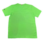 Saint Barth T-Shirt Girocollo Tinta Unita con Stampa In Contrasto per Bambino GOLDFISH VERDE FLUO SAINT BARTH 