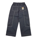 MOSCHINO pantalone tinta unita con elastico in vita Nero per Bambina HUP08J NERO MOSCHINO 