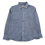 Trussardi Camicia Manica Lunga Tinta Unita per Bambino TBP26065CA BLU TRUSSARDI 