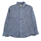 Trussardi Camicia Manica Lunga Tinta Unita per Bambino TBP26065CA BLU TRUSSARDI 