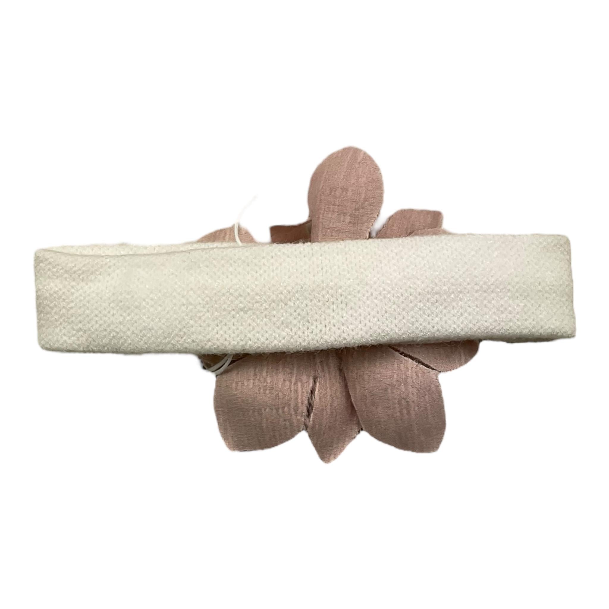 LALALU' fascia capelli tinta unita con fiore in contrasto Panna per Neonata FAL9N PANNA LALALU' 
