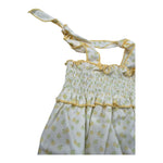 Calamaro Pagliaccetto Bretelline Tinta Unita per Neonata 32471 BIANCO CALAMARO 