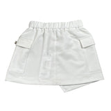 Gaelle Gonna tinta unita con Elastico In Vita Bianco per Bambina 2746G00507 BIANCO GAELLE 