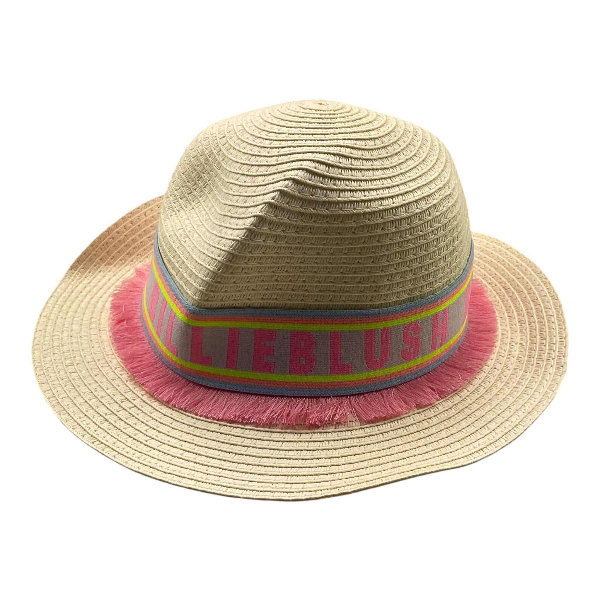 Billieblush Cappello Paglia Tinta Unita con Applicazioni per Bambina U20758 BEIGE BillIEBLUSH 