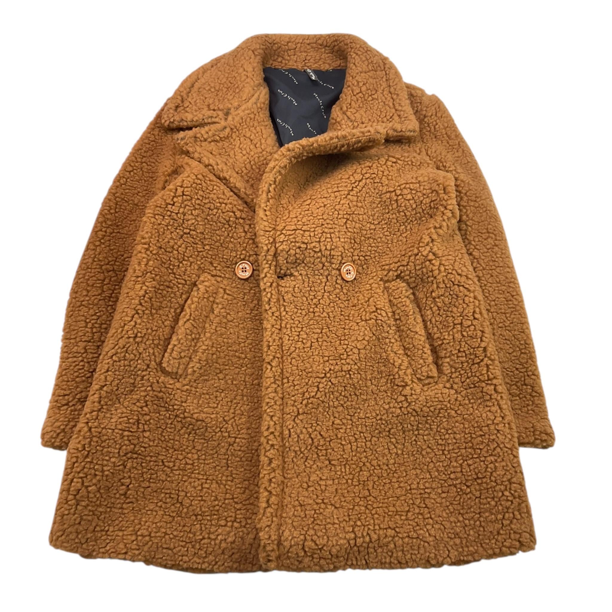 MANILA GRACE cappotto modello teddy tinta unita Biscotto per Bambina MG1832 BISCOTTO MANILA GRACE 