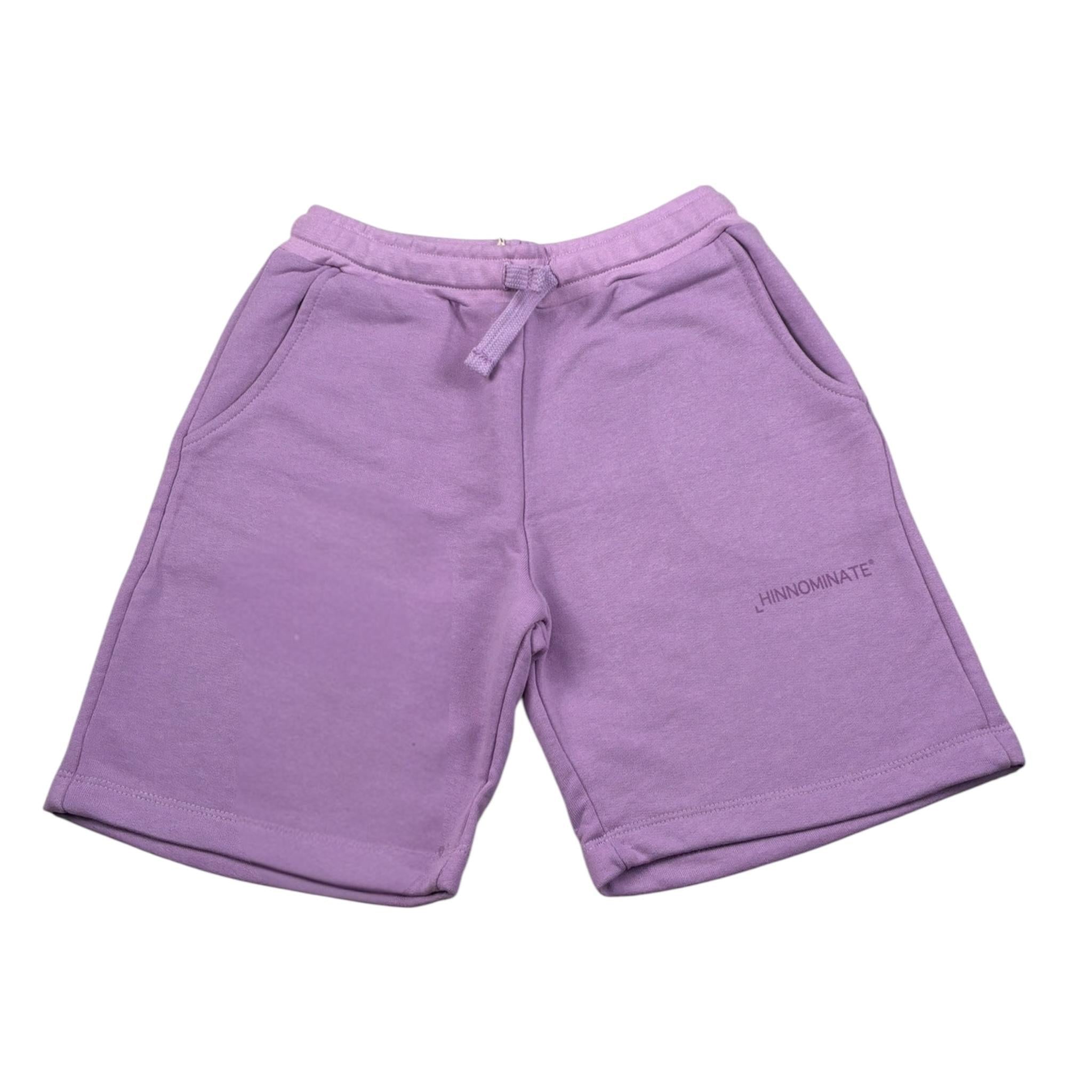 Hinnominate Short Tuta tinta unita con Logo Lilla per Bambina 3646PF0121 LILLA HINNOMINATE 