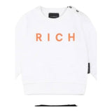 John Richmond Completo 2 Pezzi Felpa-Pantalone per Neonato RIP25013CF BIANCO/NERO JOHN RICHMOND 