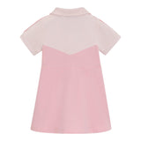 Boss Abito Mezza Manica Tinta Unita per Neonata J521866 ROSA BOSS 