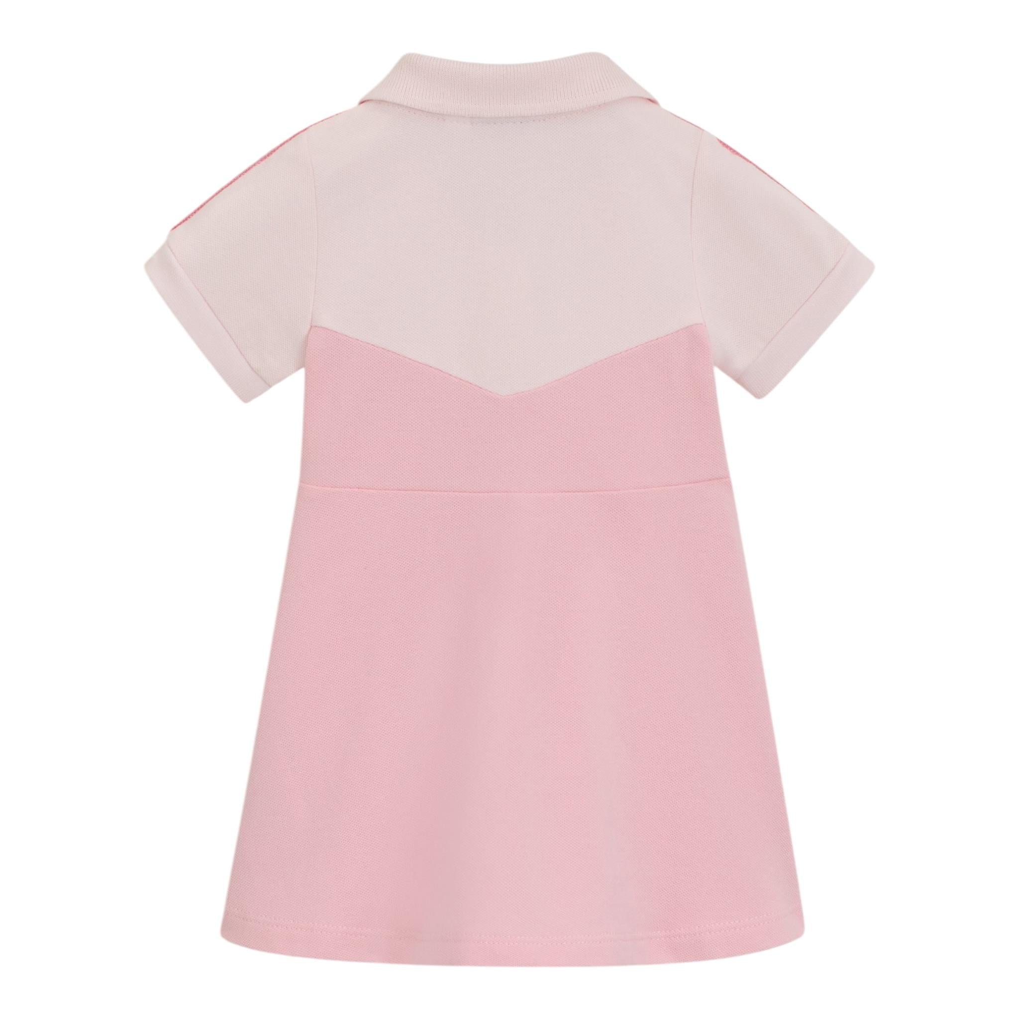 Boss Abito Mezza Manica Tinta Unita per Neonata J521866 ROSA BOSS 