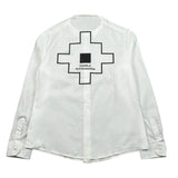 Daniele Alessandrini Camicia Manica Lunga Tinta Unita Stampa Fantasia per Bambino 1231C1439 BIANCO DANIELE ALESSANDRINI 