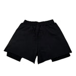 Gaelle Short In Felpa Tinta Unita con Logo per Bambina 2746SF00409 NERO GAELLE 
