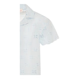 Saint Barth Camicia Mezza Manica Tinta Unita In Pizzo Sangallo per Bambina EVL000103016 BIANCO SAINT BARTH 