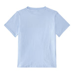 Stella Mccartney T-Shirt Girocollo Tinta Unita con Stampa E Applicazioni per Bambina TW8A51 AZZURRO STELLA McCARTNEY 