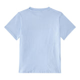 Stella Mccartney T-Shirt Girocollo Tinta Unita con Stampa E Applicazioni per Bambina TW8A51 AZZURRO STELLA McCARTNEY 