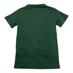 TRUSSARDI t-shirt girocoll tinta unita con stampa in contrasto Verde per Bambino TBA25081TS VERDE TRUSSARDI 