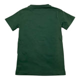 TRUSSARDI t-shirt girocoll tinta unita con stampa in contrasto Verde per Bambino TBA25081TS VERDE TRUSSARDI 