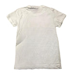 J'Aime' T-Shirt Girocollo Tinta Unita Con Stampa In Contrasto Bianco Per Bambina