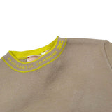 Elisabetta Franchi T-Shirt Tinta Unita con Stampa Logo per Bambina EFMA132 BEIGE ELISABETTA FRANCHI 