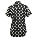 I'M Brian Camicia tinta unita con Fantasia Pois Nero per Bambino PA2844J NERO I'M BRIAN 