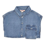 Liu Jo Camicia Giromanica In Denim  per Bambina GA5103XX BLU LIU JO 