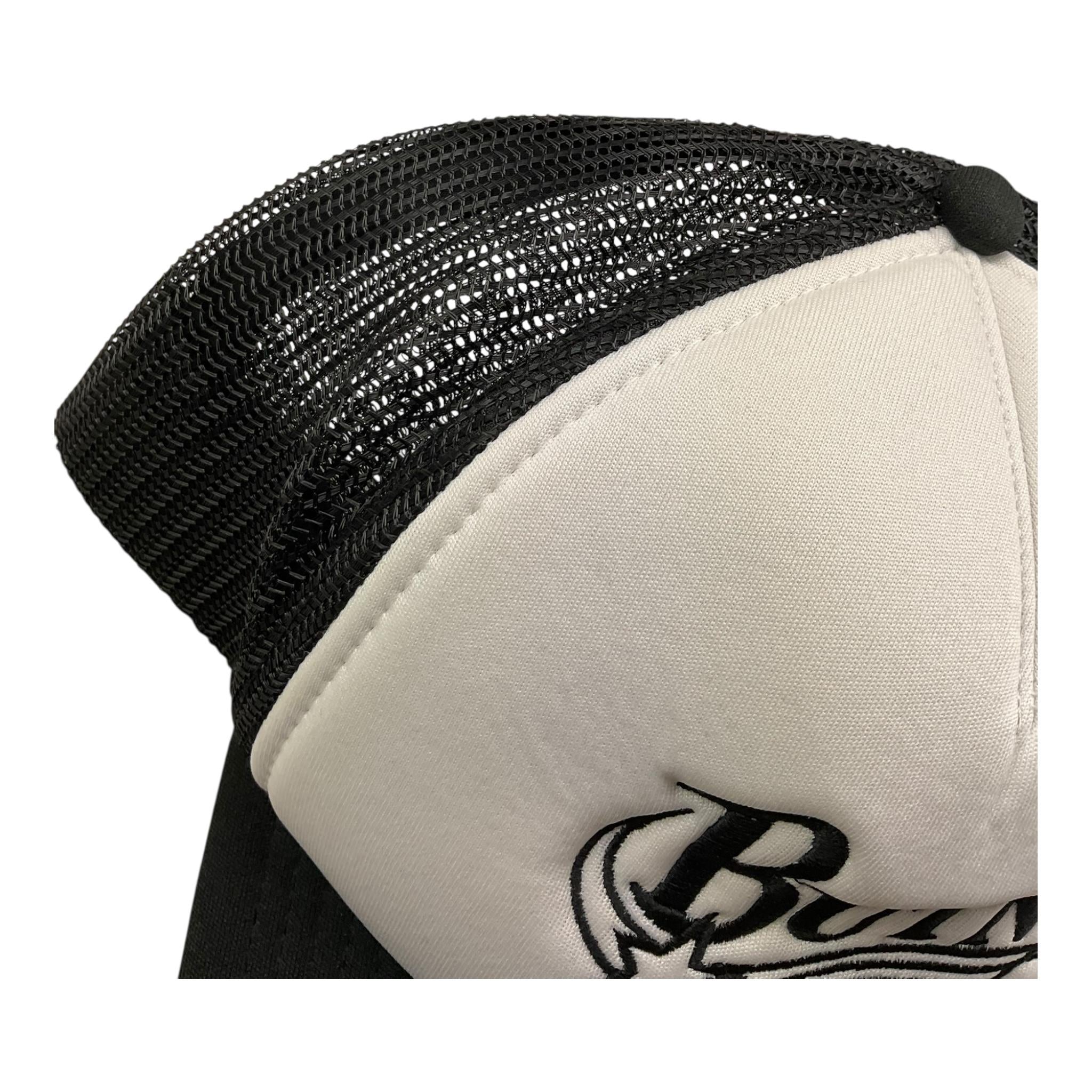 BUTNOT berretto bicolore con logo Nero/bianco per Bambino J7B616 NERO/BIANCO BUTNOT 