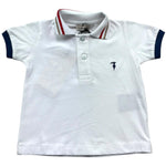 Trussardi Polo Mezza Manica Tinta Unita per Neonato TIP26102PO BIANCO TRUSSARDI 