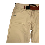 DANIELE ALESSANDRINI pantalone tinta unita con cintura Beige per Bambino 1231P00018 BEIGE DANIELE ALESSANDRINI 