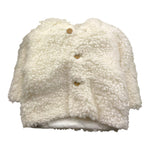 TEDDY E MINOU pelliccia tinta unita con cappuccio Bianco per Neonato I24CN015PE026 BIANCO TEDDY E MINOU 