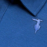 Trussardi Abito Giromanica Tinta Unita per Bambina TGP26006VE BLU TRUSSARDI 