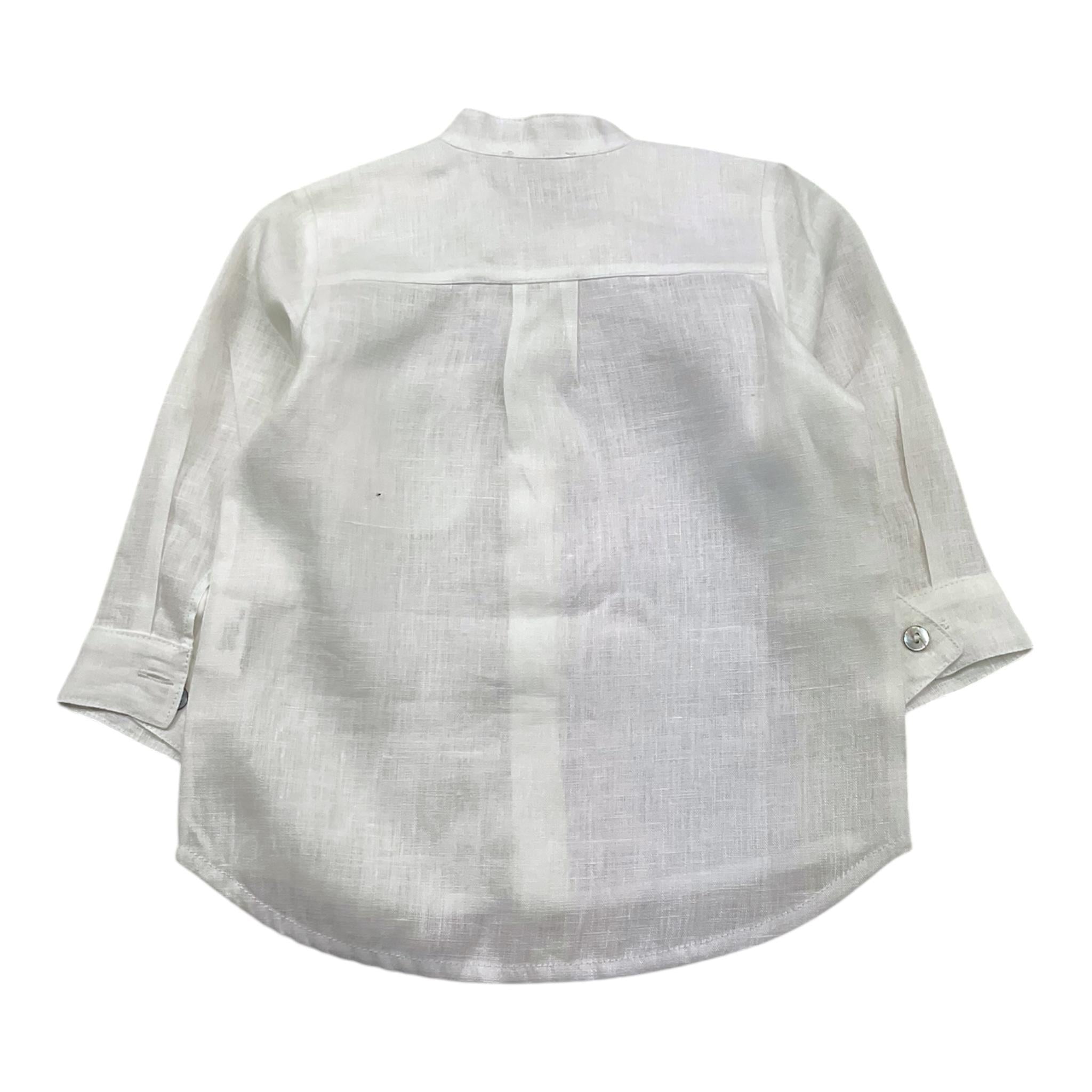 J.O. MILANO camicia tinta unita con collo coreano Bianco per Neonato 376Z2 BIANCO J.O. MILANO 