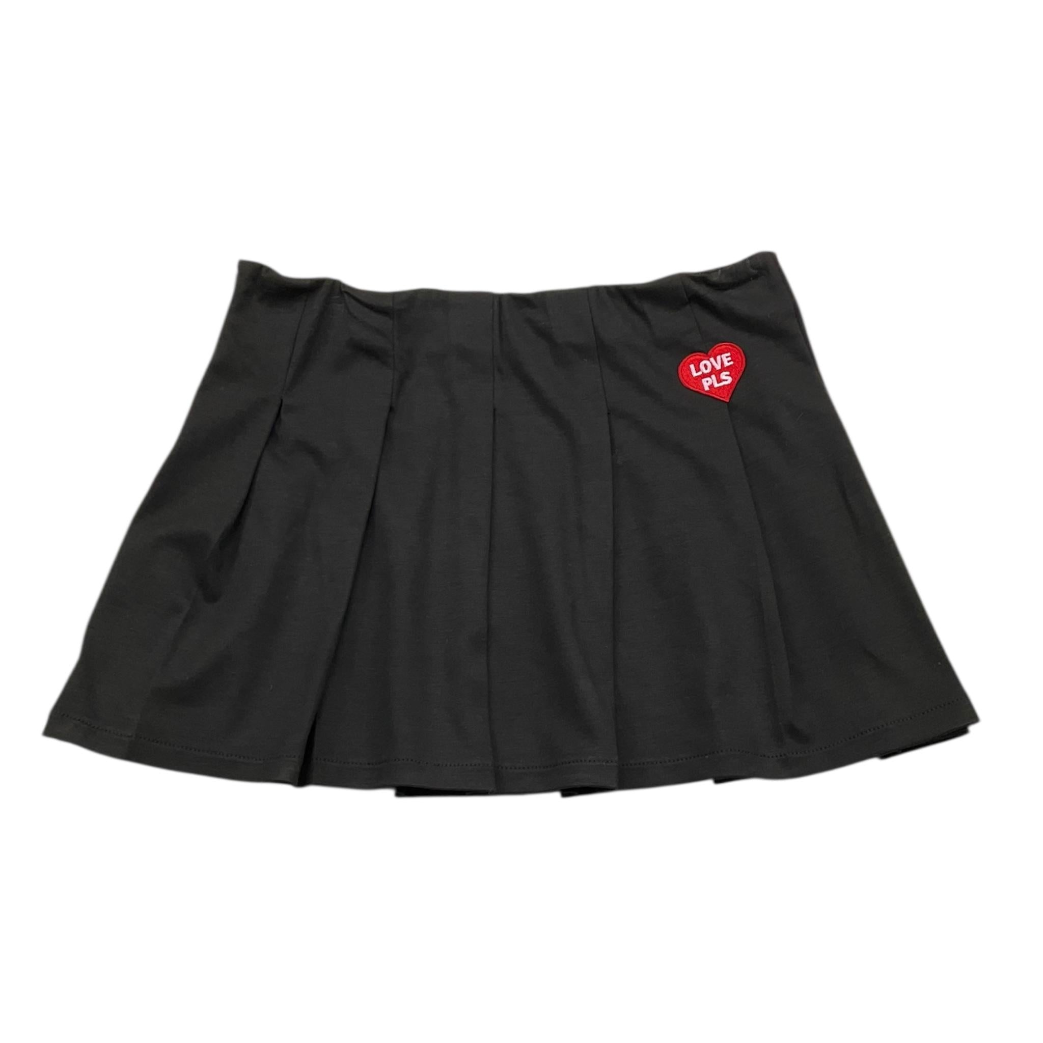 PHILOSOPHY gonna tinta unita con logo Nero per Bambina PFGO003 NERO PHILOSOPHY 