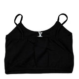 Lu Lu By Miss Grant Top tinta unita A Bretelle Nero per Bambina LL3473 NERO LU LU BY MISS GRANT 