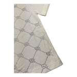 Miss Blumarine T-Shirt Girocollo Tinta Unita con Brillantini per Bambina BGTS002 BIANCO MISS BLUMARINE 